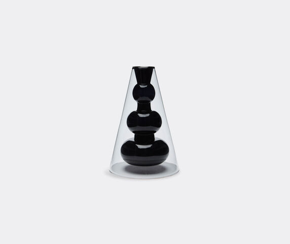 Tom Dixon 'Bump' vase, cone, black Black TODI23BUM368BLK