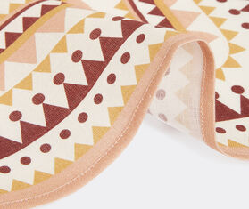 La DoubleJ &#39;Doric Plac&eacute;e&#39; large napkin, set of two, pink PINK LADJ25LAR977MUL