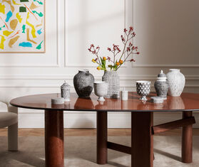 Cassina &#39;Post Scriptum&#39; vase, black and white WHITE CASS22POS990MUL