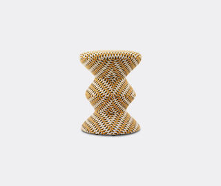 POLSPOTTEN 'Zig Zag' stool, soft ochre YELLOW POLS25ZIG031YEL