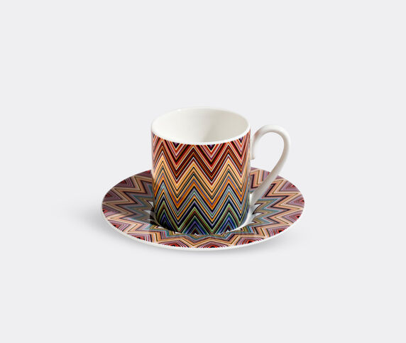 Missoni 'Zig Zag Jarris' coffee cup and saucer, set of two, red