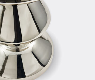 POLSPOTTEN 'Zig Zag' stool, silver SILVER POLS25ZIG871SIL