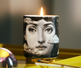 Fornasetti &#39;Tra Le Nuvole&#39; candle, Teme e Variazione decor GOLD FORN25SCE528MUL