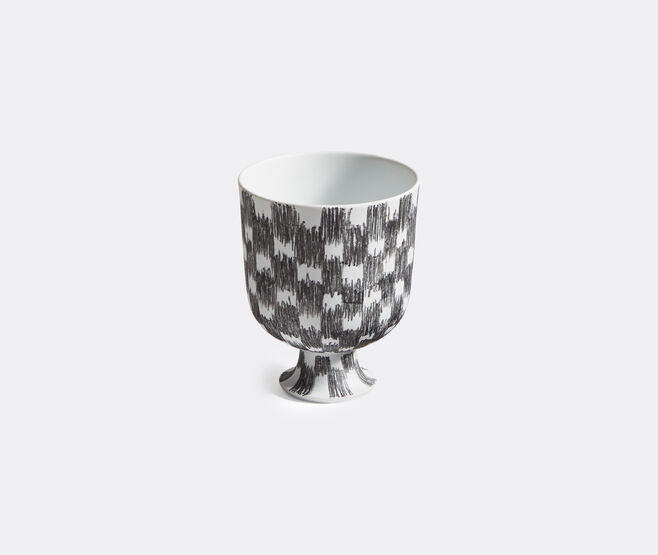 Cassina 'Post Scriptum' vase, black and white WHITE CASS22POS990MUL