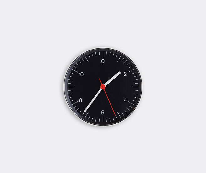 Hay 'Wall Clock', black BLACK HAY122WAL081BLK