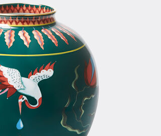 La DoubleJ 'Spirit Stork Bubble Vase' MULTICOLOUR LADJ22BUB103MUL