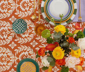 La DoubleJ &#39;Cortile Mini&#39; mini plate MULTICOLOUR LADJ23MIN208MUL