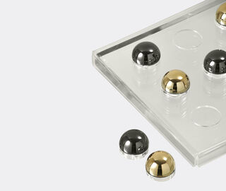 By Gabs 'Ice' tic tac toe set, clear TRANSPARENT GABS24TIC714TRA