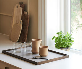 Gejst &lsquo;Frame&rsquo; tray, large, grey GREY GEJS23FRA240GRY