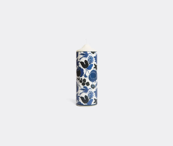 La DoubleJ 'Wildbird' pillar candle, blue undefined ${masterID}