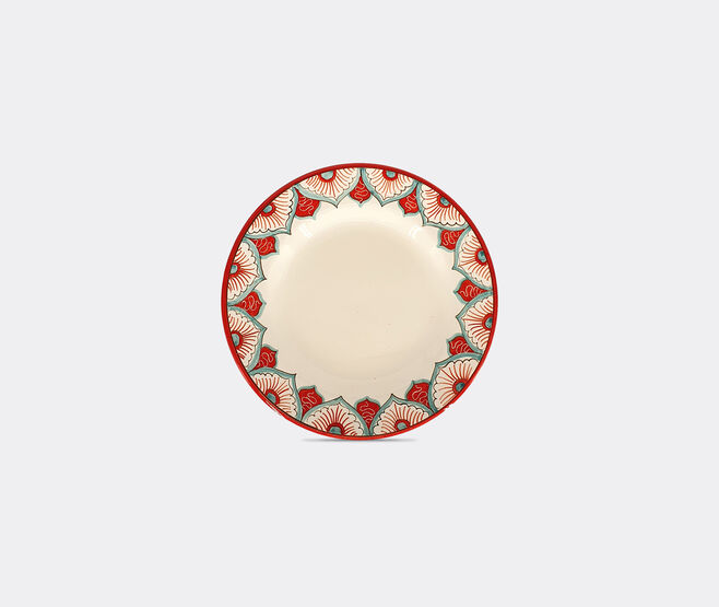 Les-Ottomans 'Peacock' dinner plate, multicolor MULTICOLOUR OTTO21PEA788MUL