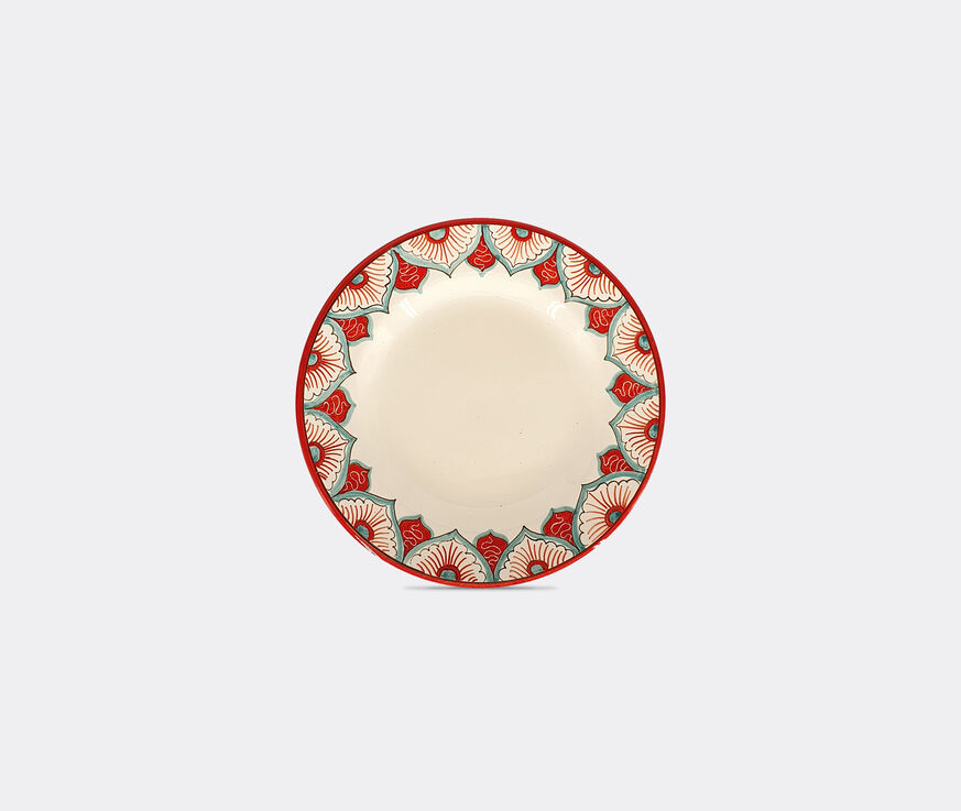 Les-Ottomans 'Peacock' dinner plate, multicolor  OTTO21PEA788MUL