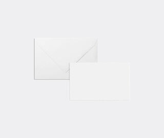 Pineider 'Vaticano' card set, set of 10 WHITE PINE20CAR641WHI