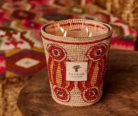 Baobab Collection 'Doany Alasora' candle, medium RED BAOB24DOA221MUL