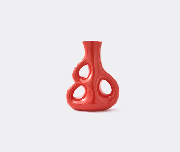 POLSPOTTEN 'Three Ears' vase, large, coral red CORAL POLS24VAS541RED