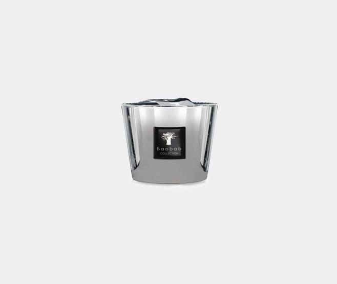 Baobab Collection 'Les Exclusives Platinum' candle, small SILVER BAOB23LES755SIL