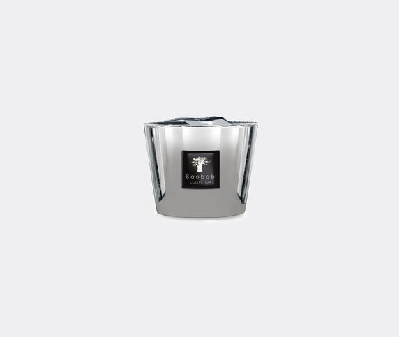 Baobab Collection 'Les Exclusives Platinum' candle, small Silver BAOB23LES755SIL