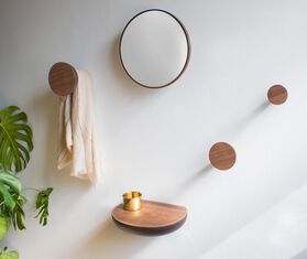 Nomon 'Welcome' mirror WALNUT NOMO21WEL733BRW