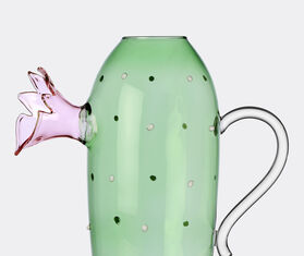 Ichendorf Milano 'Desert Plants' jug, green and pink GREEN ICMI26DES840GRN