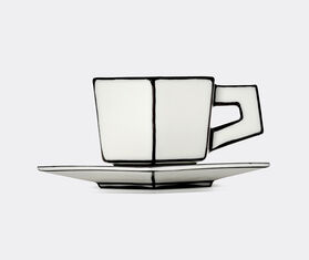 Serax 'Carte Blanche' espresso cup and saucer, set of two, white WHITE SERA25ESP676WHI
