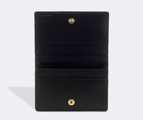 Smythson &#39;Panama&#39; folded card case BLACK SMYT22FOL409BLK