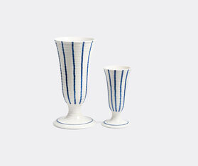 &amp;k Amsterdam 'Anouk Lilium' vase, small, blue and white MULTICOLOUR AMST25VAS313MUL