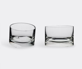 Rony Plesl Studio 'Whiskey Xy' glass, set of two TRANSPARENT ROPL17WHI697TRA