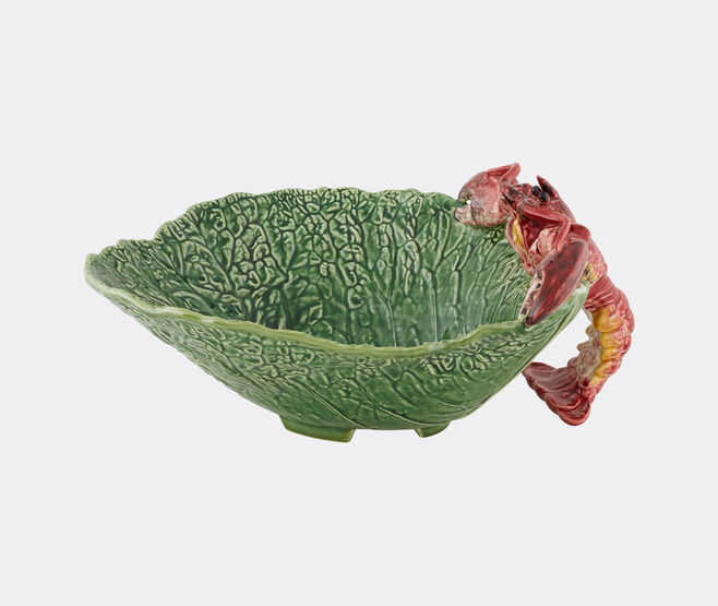 Bordallo Pinheiro 'Cabbage with Lobsters' salad bowl MULTICOLOUR BOPI24CAB323MUL