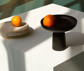 Zanat &#39;Nera&#39; bowl, large, black on black BLACK ZANA20NER763BLK