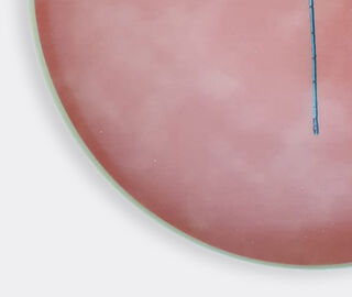 Les-Ottomans 'Insetti' porcelain plate, dragonfly BROWN OTTO21INS832MUL
