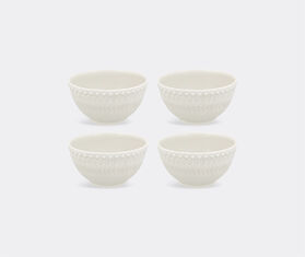 Bordallo Pinheiro &lsquo;Fantasia&rsquo; bowl, set of four, ivory IVORY BOPI23FAN703WHI