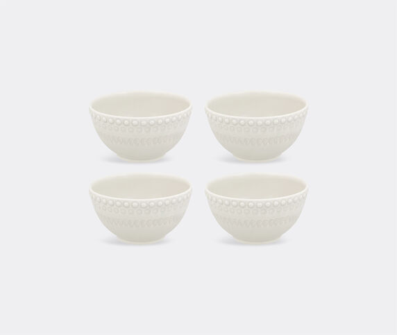 Bordallo Pinheiro ‘Fantasia’ bowl, set of four, ivory Ivory BOPI23FAN703WHI