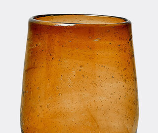 Bitossi Home 'Imperfetto' glass, set of two, amber AMBER BIHO26IMP779AMB