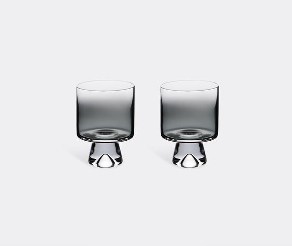 Tom Dixon 'Tank' low ball glasses, set of two, black undefined ${masterID}