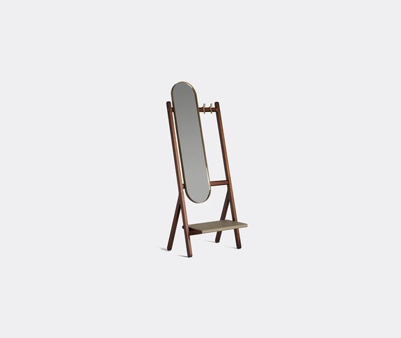 Poltrona Frau 'Ren' standing mirror TAUPE POFR20REN867BRW