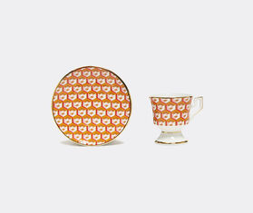 La DoubleJ 'Cubi Mix' espresso cup and saucer, set of six MULTICOLOUR LADJ22ESP341MUL