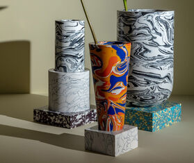 Tom Dixon 'Swirl' stem vase MULTICOLOUR TODI20SWI478WHI