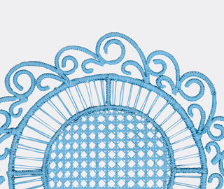THEMIS Z 'Athenee Peacock' placemat, light blue, set of two MULTICOLOUR THEM24PEA269BLU