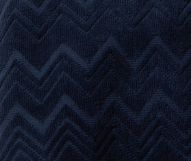 Missoni &#39;Chalk&#39; hooded bathrobe, blue BLUE MIHO24CHA830BLU