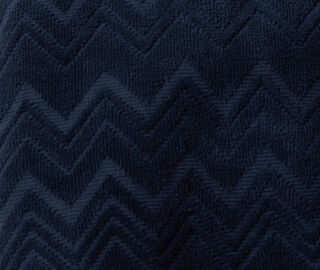 Missoni 'Chalk' hooded bathrobe, blue BLUE MIHO24CHA830BLU
