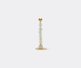 POLSPOTTEN 'Beads' candle holder, small, white WHITE POLS25CAN508WHI