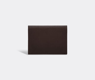 Pineider '720' business card holder, moka MULTICOLOUR PINE20BUS012BRW