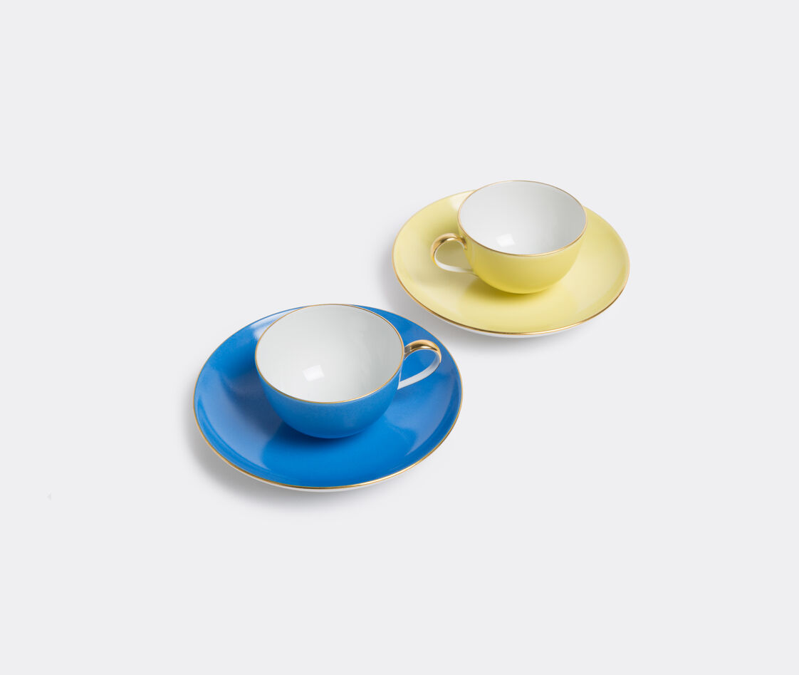 Kpm Berlin Tea And Coffee Lemon In Lemon, Blue
