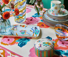 Lisa Corti 'Japanese' mug, light blue LIGHT BLUE LICO26JAP946LBL