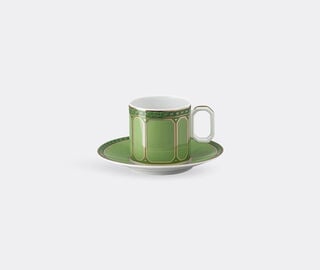 Rosenthal 'Signum' espresso cup and saucer, green GREEN ROSE26SWA999GRN