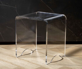 VESTA &#39;Othello&#39; stool, transparent TRANSPARENT VEST25OTH684TRA