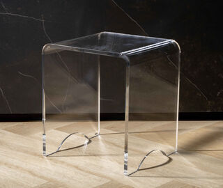 VESTA 'Othello' stool, transparent TRANSPARENT VEST25OTH684TRA