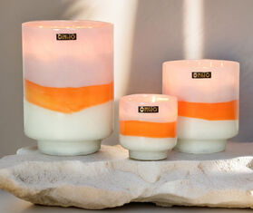 ONNO Collection &#39;Ang&egrave;le&#39; candle, Gold scent, small, multicolor MULTICOLOUR ONNO25ANG308MUL