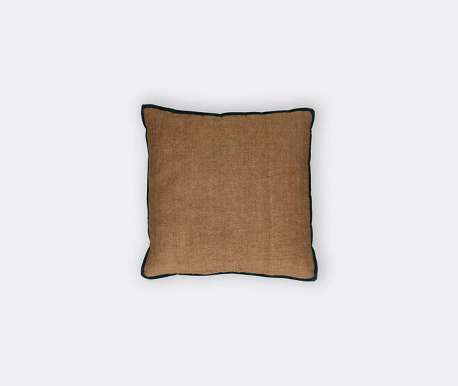 Pomax 'Alpha Opposites' cushion, ocher and petrol MULTICOLOUR POMA26ALP102MUL