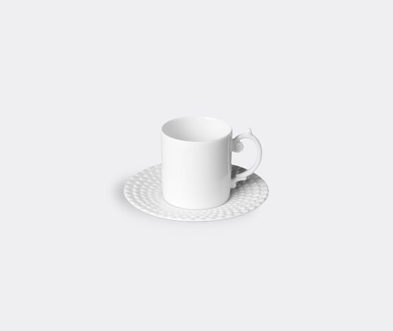 L'Objet 'Aegean' espresso cup and saucer, white White LOBJ23AEG414WHI